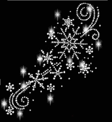 XL STRASSSTEINE SCHNEEFLOCKEN BÜGELBILD HOTFIX APPLIKATION STERN FLOCKE EIS klar - Bild 1 von 4