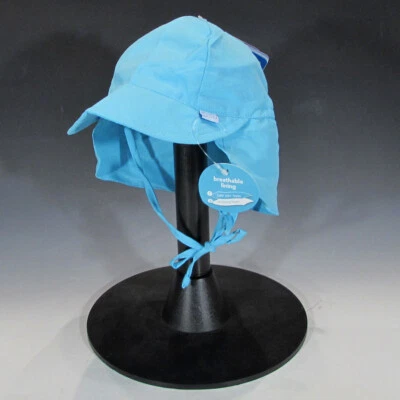 juego. Sombrero de natación con solapa protección solar (azul claro, recién nacido 0-6 meses) - UPF 50+ Foto 1 de 4