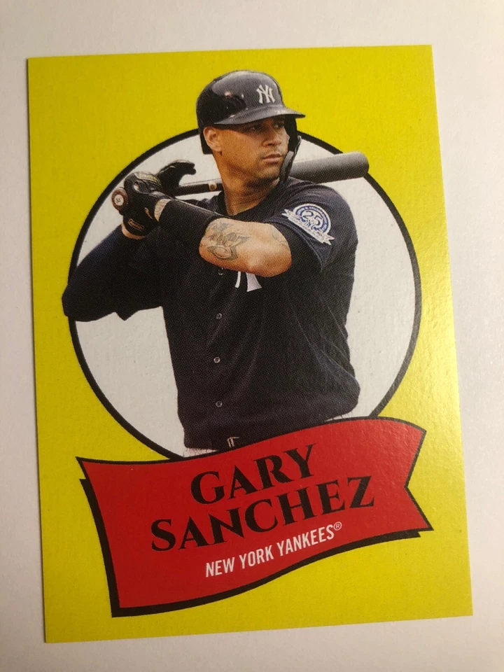 2020 Topps Montgomery Set 3 1969 Test Poster Exclusive Gary Sanchez Yankees 14 - Image 1 of 1