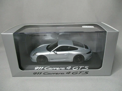 PORSCHE 911 991 II CARRERA 4 GTS COUPE SILVER RHODIUM HERPA WAP0201060H 1/43 - Photo 1/3