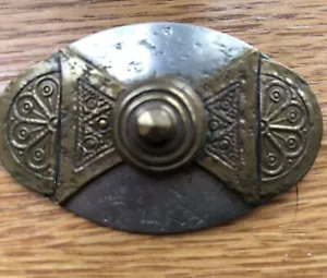 Marjorie Baer SF Modernist gehämmert gemischt Metall Vintage Brosche Anstecknadel - Bild 1 von 4