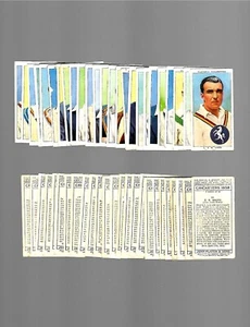 CIGARETTE CARDS.John Player Tobacco. Cricketers 1938. (Full Set of 50). (1938). - Picture 1 of 1