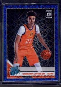 2019-20 Clearly Donruss Blue Velocity Cameron Johnson Phoenix Suns #60