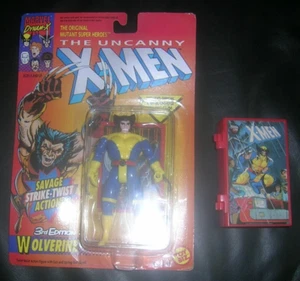 TOY BIZ.THE UNCANNY X MEN WOLVERINE.3rd EDITION.1993.CARDED.BURGER KING POP UP. - Picture 1 of 6