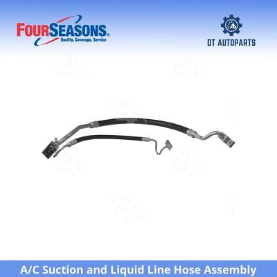 Conjunto de manguera de línea líquida de succión de aire acondicionado Plymouth Caravelle 1986-1988 4 temporadas Foto 1 de 4