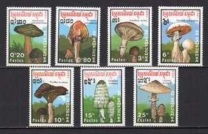 Kampuchéa 1989 champignons série de 7 timbres neufs MNH /TE3659 - Imagen 1 de 1