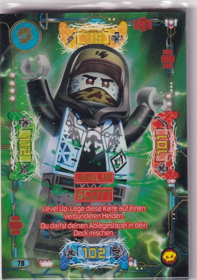 Lego Ninjago Series 5 Next Level TCG No. 78 Level Up Scott - Image 1 of 1