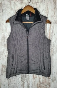 C9 Champion Puffer Vest Gray Women's Size Medium VentureLoft+ Full Zip Pockets - Picture 1 of 5