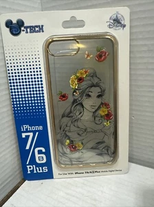Disney Parks Belle Beauty & The Beast  clear iPhone 7/6 Cellphone Case  - Picture 1 of 6