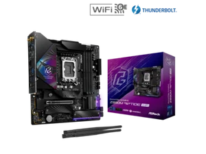 ASRock Z890M Riptide WiFi LGA 1851 Intel Z890 SATA 6Gb/s Micro ATX Motherboard - Picture 1 of 5