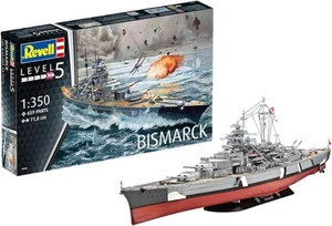 Revell 05040 Bismarck Plastikmodellbausatz Maßstab 1:350 ungebaut/unbemalt - Bild 1 von 7