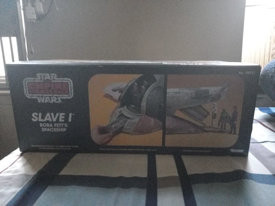 Colección Star Wars Vintage-Nave Espacial de Boba Fett-Figura Han Solo en Carbonita Foto 1 de 4