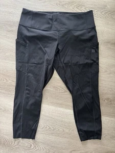 5.11 Tactical Women's Black Layla PT-R Gym Workout Capri Leggings Pants Size XL - Picture 1 of 3