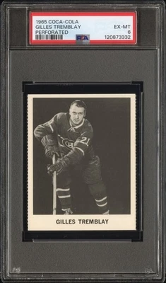 1965 Coca-Cola Gilles Tremblay PSA 6 EX-MT - Image 1 of 2