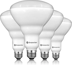 BR40 LED Light Bulbs, 13W=85W, 5000K Daylight, 1400 Lumens, Dimmable Flood Light - Picture 1 of 6