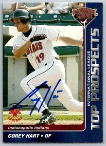 2004 Choice International Prospects #14 Corey Hart SIGNED Indianapolis Indians - Picture 1 of 2