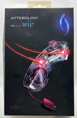 PDP Afterglow Nunchuck Controller for NINTENDO Wii RED *Brand New Sealed* - Image 1 of 4