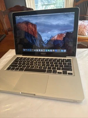 Apple MacBook Pro A1278 13" Core 2 Duo 320GB 4GB RAM 2011 New Battery El Capitan - Image 1 of 4