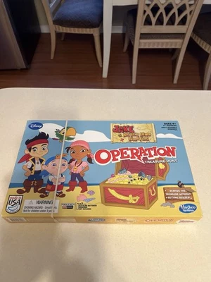 Operation Hasbro Disney Treasure Hunt Jake & Neverland Pirates Board Game - Image 1 of 4
