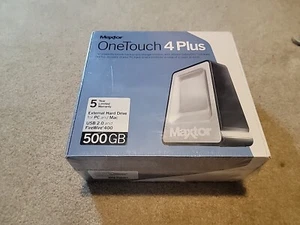 Maxtor OneTouch 4 Plus 500 GB,External,7200 RPM (STM305004OTA3E5-RK) Hard Drive - Picture 1 of 10
