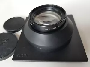 Lente Sinar Rodenstock Apo-Ronar 1:9 F=480 mm con ambas tapas, placa de lentes. ¡Leer! - Imagen 1 de 16