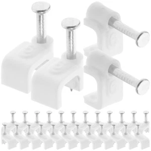 500 Pcs Wire Clamping Buckle Cable Clip Electrical Staples for Wiring - Afbeelding 1 van 12