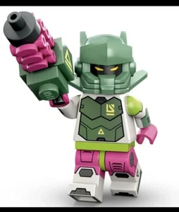 Lego Minifigur Serie 24 Roboter Krieger mit Tasche geöffnet - Bild 1 von 2