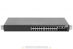 4668-HC6 IBM SMC TIGERSWITCH 26 PORT 1GB RJ-45 4 PORT SFP - Photo 1/8