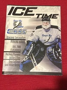2000 Tampa Bay Lightning vs. Boston Bruins Game Program "Ice Time" + Lineup Card - Picture 1 of 5