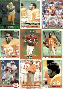 Lote de 159 tarjetas vintage de los Tampa Bay Buccaneers años 80, 90 y 2000, con 13 Errict Rhett - Imagen 1 de 15