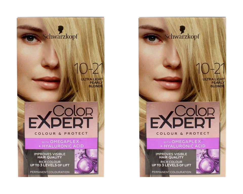 2x Schwarzkopf Color Expert 10-21 Ultrahelles Perlblond EA325690