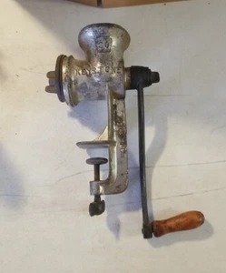 Vintage Keystone Meat Food Grinder #30 Hand Crank Table Mount From Boyertown PA - Picture 1 of 15