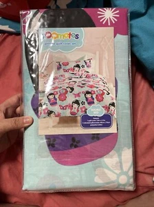 Double Bed Kids / Girls "Bright Spot" Purple & Green Quilt / Doona Cover Set - Picture 1 of 3