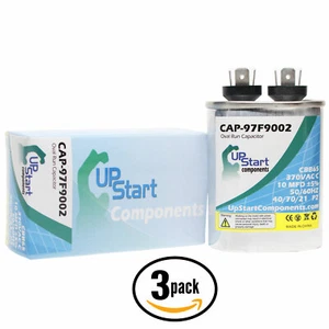 3x 10 MFD 370 Volt Oval Run Capacitor for Armstrong 39H61, 39H6101 - Picture 1 of 1