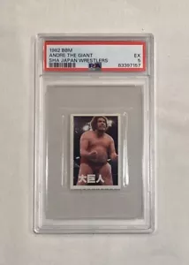 Tarjeta de novato Andre The Giant RC 1982 BBM SHA LUCHADORES JAPONESES PSA 5 - Imagen 1 de 2