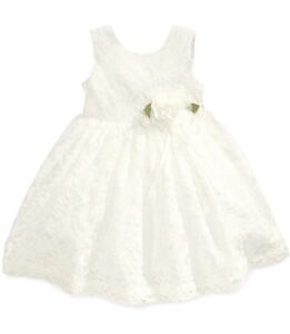 Blueberi Boulevard Baby Girls’ Lace Special Occasion Dress, Size 18M, MSRP $70