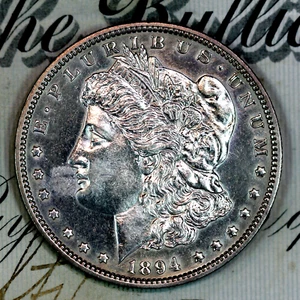 * 1894 * PRISTINE+ GEM PROOF MORGAN SILVER DOLLAR * FROM ORIGINAL COLLECTION - Picture 1 of 3