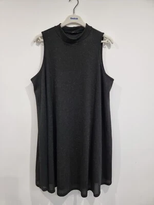 PAPAYA BLACK SPARKLY PARTY  Coctail DRESS Size 18 - Image 1 of 4