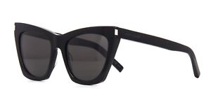 Saint Laurent KATE SL 214 Black/Grey (001) Sunglasses 