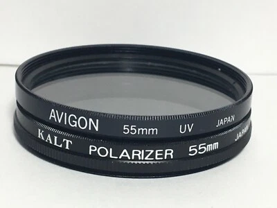 Two 55mm Filters Kalt Polarizer Filter & Avigon UV Filter - Image 1 of 4