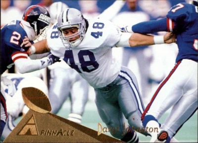1994 Pinnacle Football #240 Daryl Johnston - Dallas Cowboys - Image 1 of 2