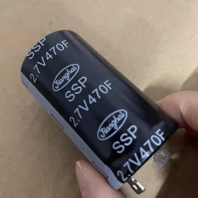 Supercondensador de fuente de alimentación de condensador de superfaradio de 2,7 V 350 F/470 F 2 pines Foto 1 de 4