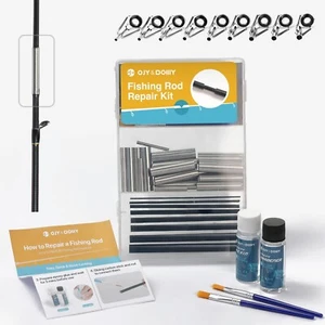 Kit de reparación de caña de pescar completo, fácil y rápido enfoque para reparar pesca rota - Imagen 1 de 6