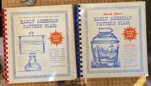 Early American Pattern Glass Two Books Alice Hulett Metz Heritage Antiques - Picture 1 of 10