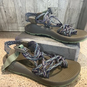 Chaco ZX/3 Teal Purple Sandals Women Size 6 US - Picture 1 of 9