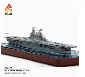 MILVIC USS Enterprise CV-6 US Navy Aircraft Carrier 1942 Ship Model 1:700 Toy - Bild 1 von 22