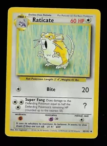 Pokémon Unlimited 40 Raticate 1999 - Imagen 1 de 2