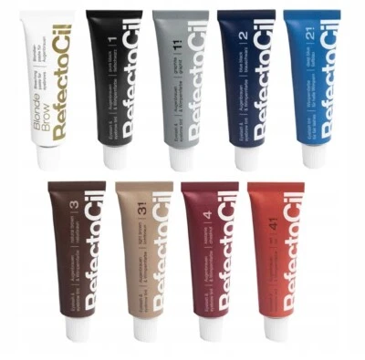 9003877057307 12 x REFECTOCIL Black Brown Blond Chestnut Graphit Eyelash Tint - Image 1 of 2