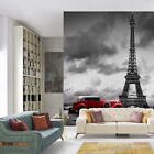 VINYL FOTOTAPETE Tapete Wandbilder XXL Wohnzimmer Auto Retro Paris 2758