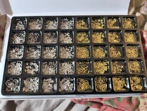 Silver And Gold Nail Charms. - Picture 1 of 2